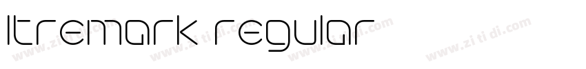 ltremark regular字体转换 ltremark regular字体转换